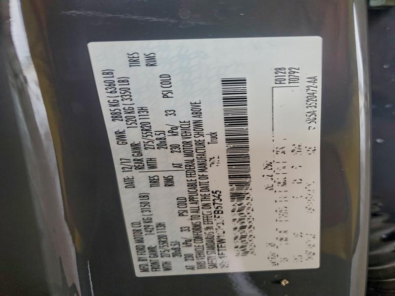 2018 FORD F150 SUPER #3316034290