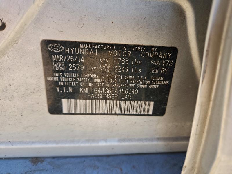 2014 HYUNDAI AZERA #3303993732