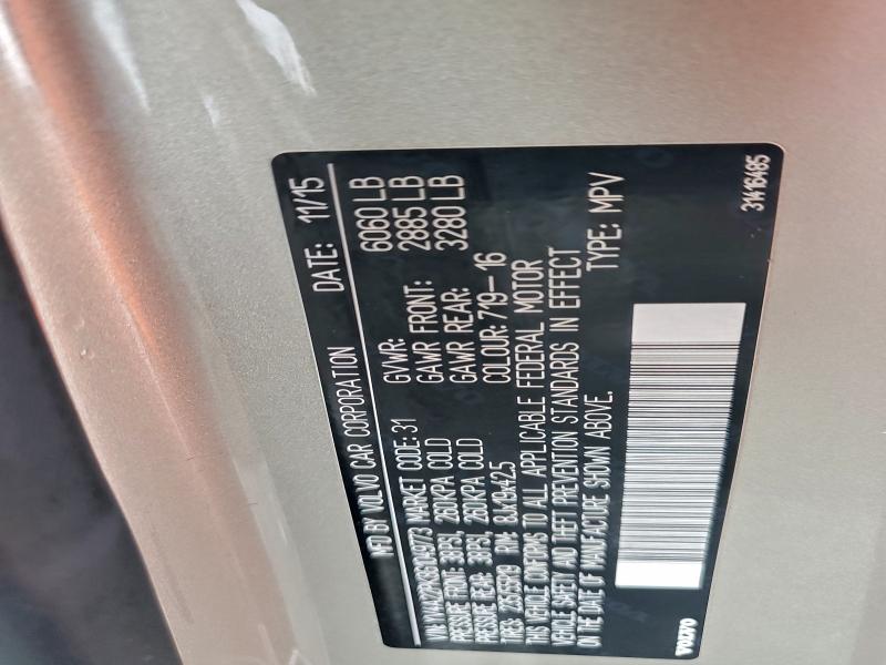2016 VOLVO XC90 T6 #3303502907