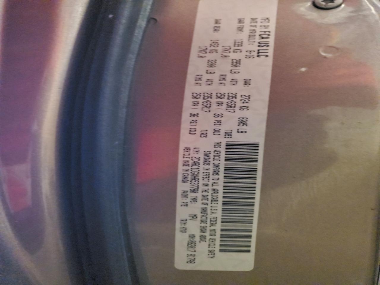 CHRYSLER PACIFICA TOURING