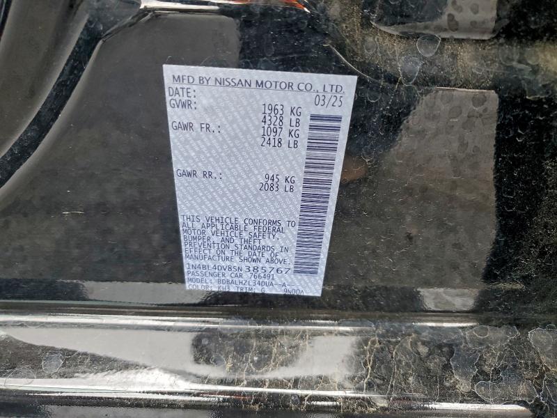 2025 NISSAN ALTIMA SV #3315549772