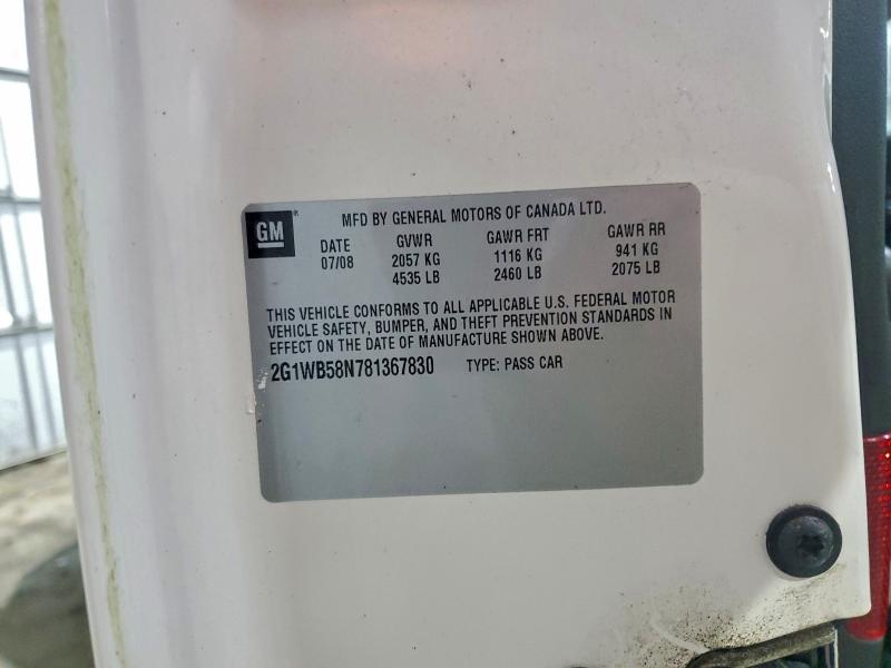 2008 CHEVROLET IMPALA LS #3312360772