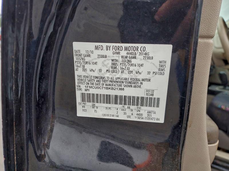 2011 FORD ESCAPE XLS #3305413327