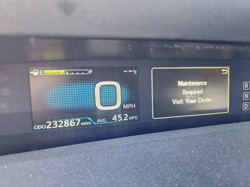 2016 TOYOTA PRIUS #3308243177