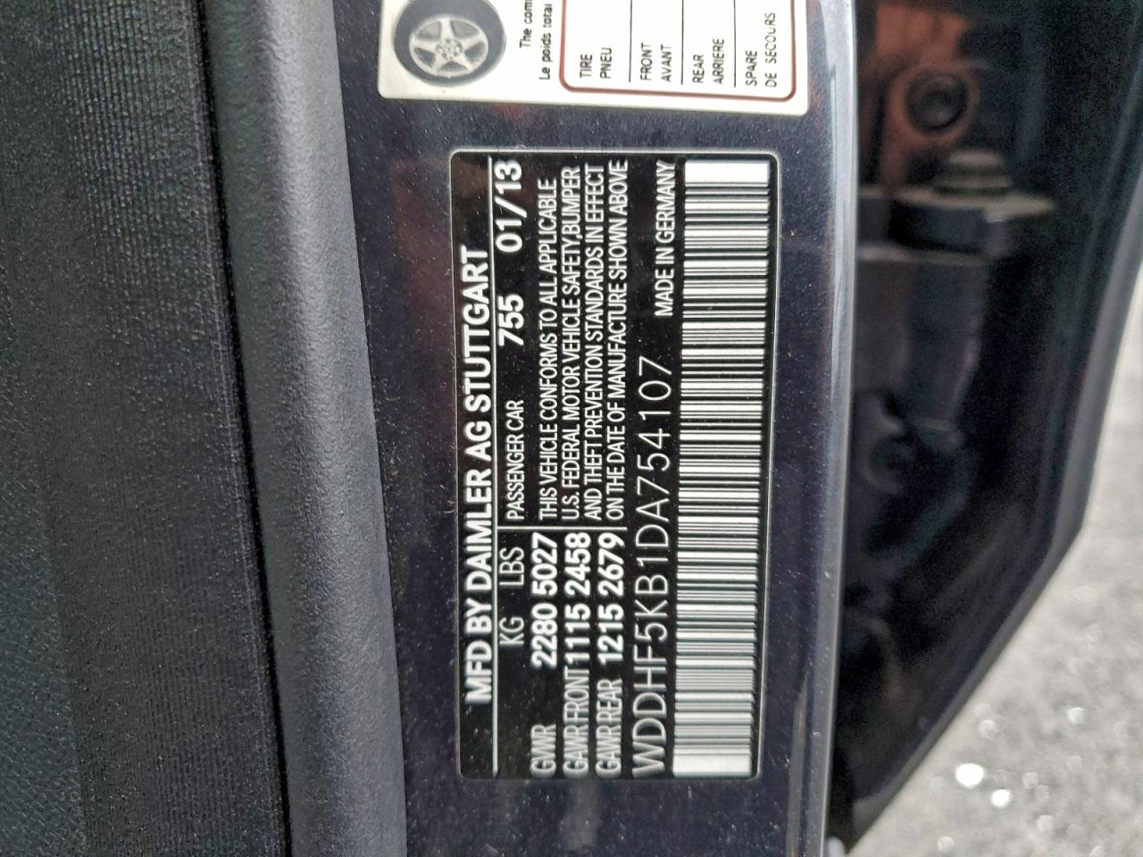 Lot #3317088984 2013 MERCEDES-BENZ E 350