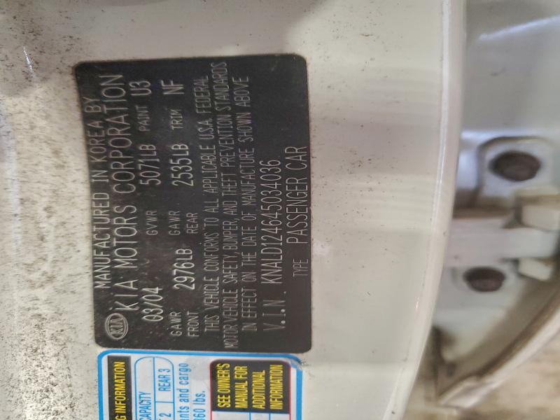 2004 KIA AMANTI #3315886111