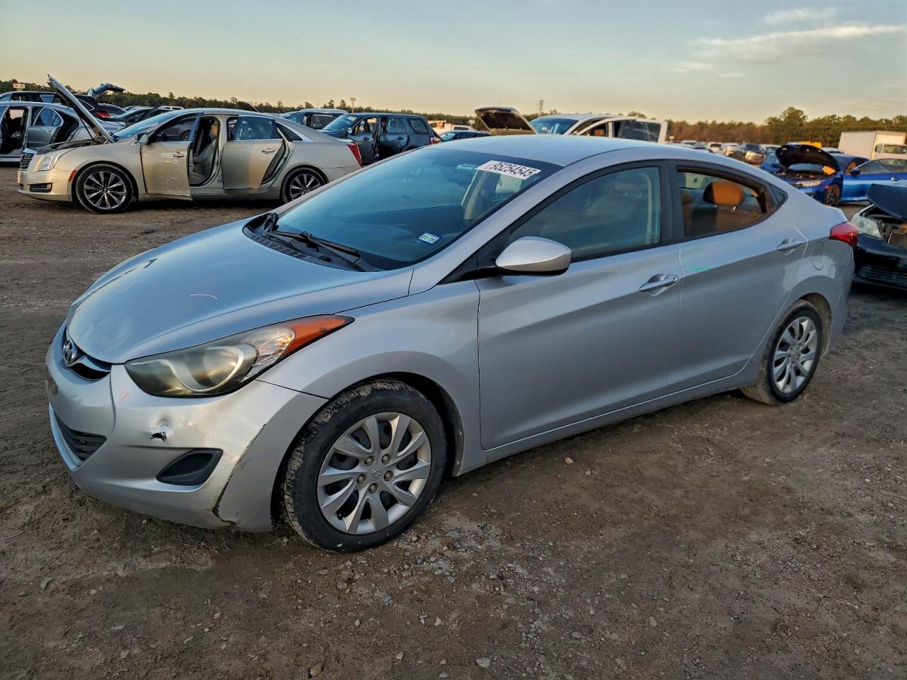 Lot #3303867704 2011 HYUNDAI ELANTRA GL