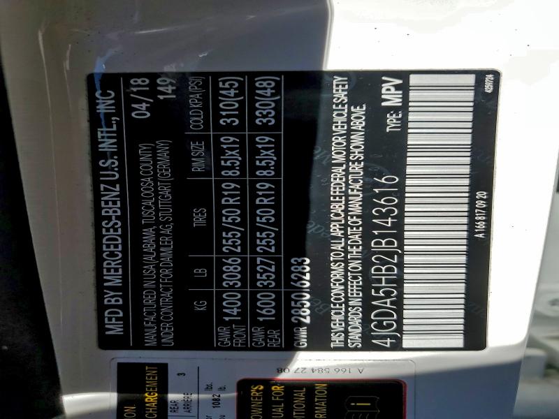 2018 MERCEDES-BENZ GLE 350 4M #3303941693