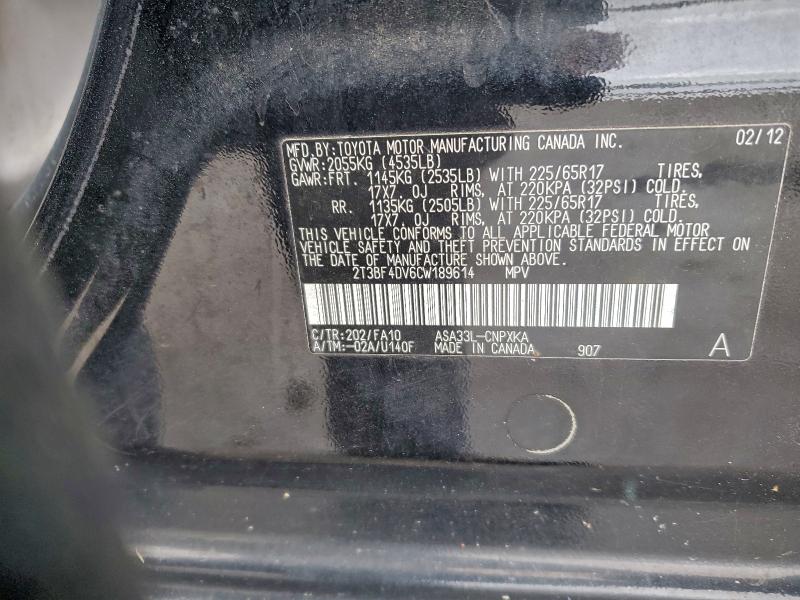 2012 TOYOTA RAV4 #3312513635