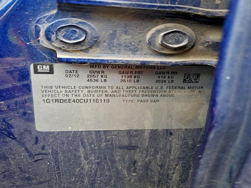 2012 CHEVROLET VOLT #3304104499