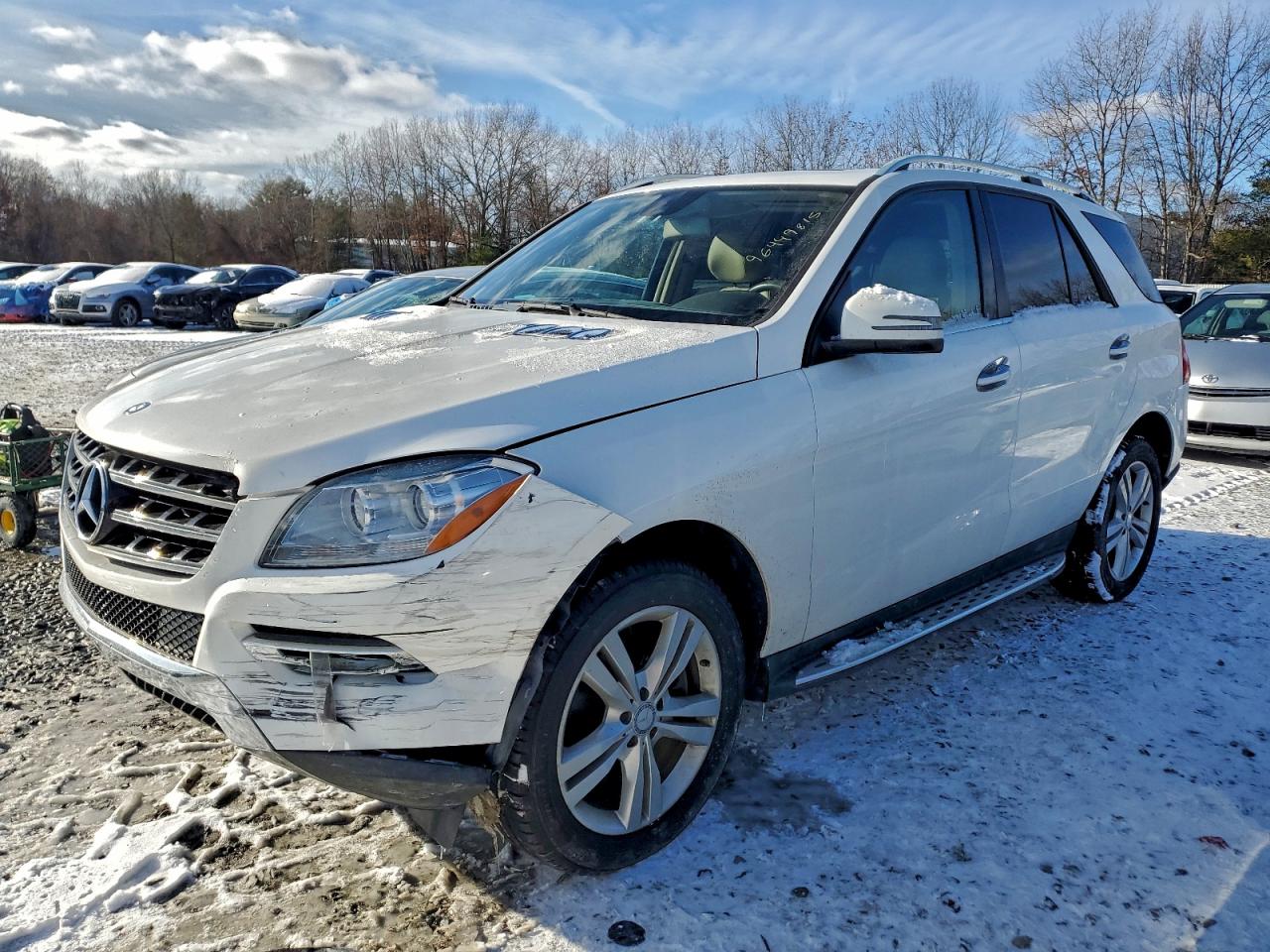 Lot #3316737406 2015 MERCEDES-BENZ ML 350 4MA