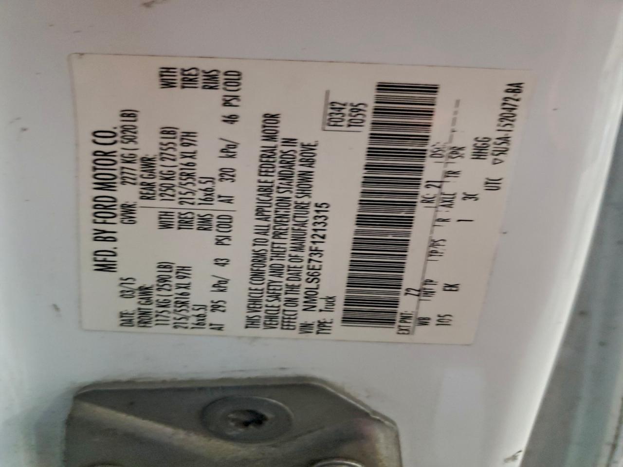 FORD TRANSIT CONNECT XL