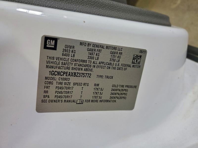 2011 CHEVROLET SILVERADO #3305381344