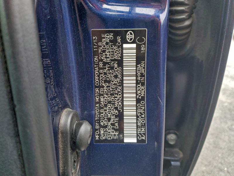 2014 TOYOTA PRIUS #3305504069