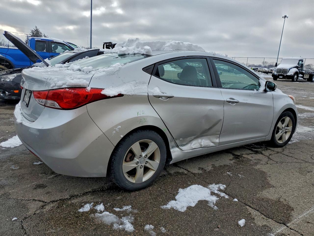 Lot #3309287652 2011 HYUNDAI ELANTRA GL