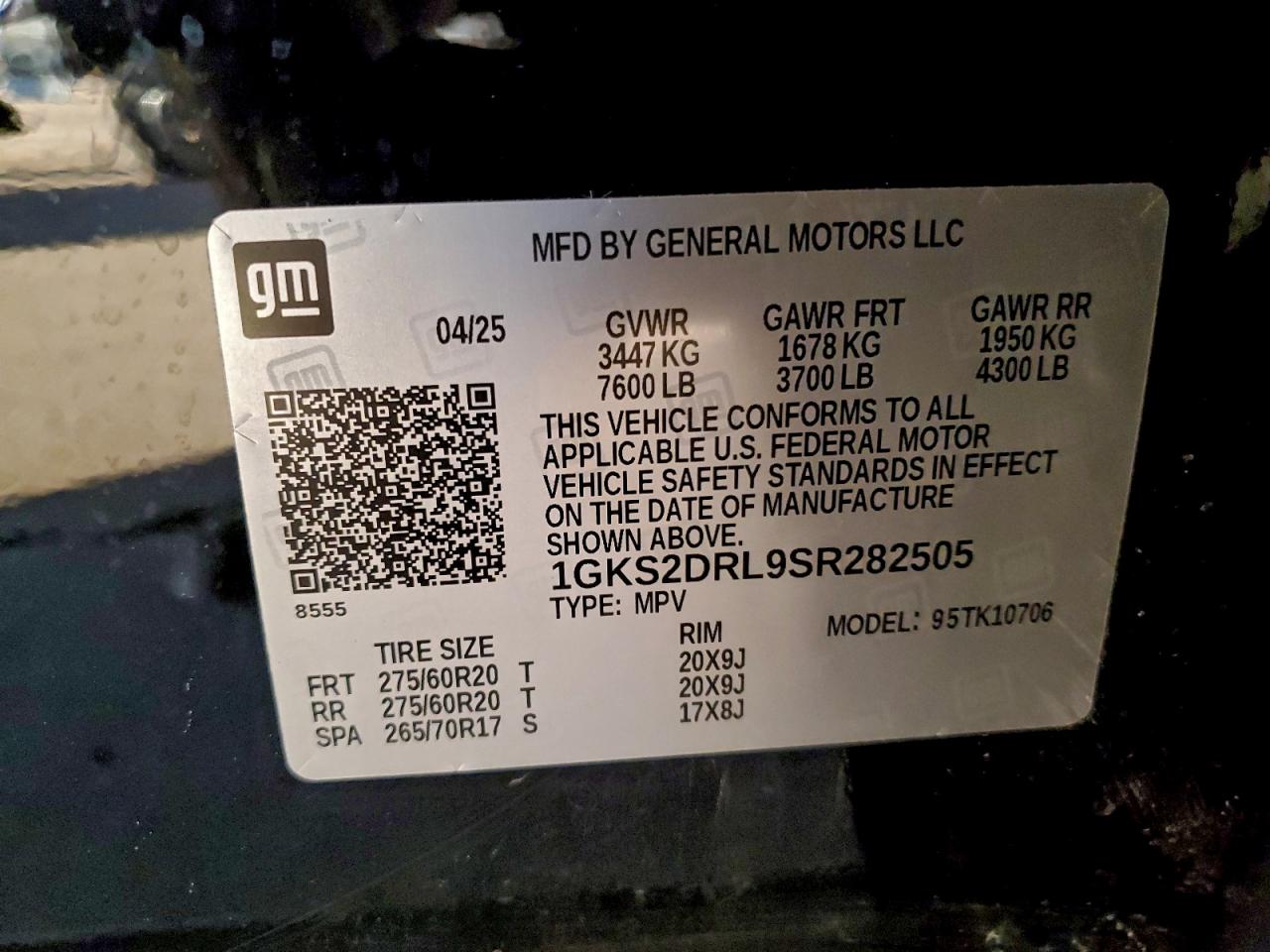 Lot #3316732464 2025 GMC YUKON DENA