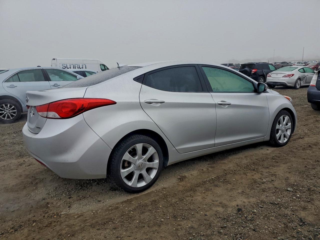 Lot #3316698526 2012 HYUNDAI ELANTRA GL