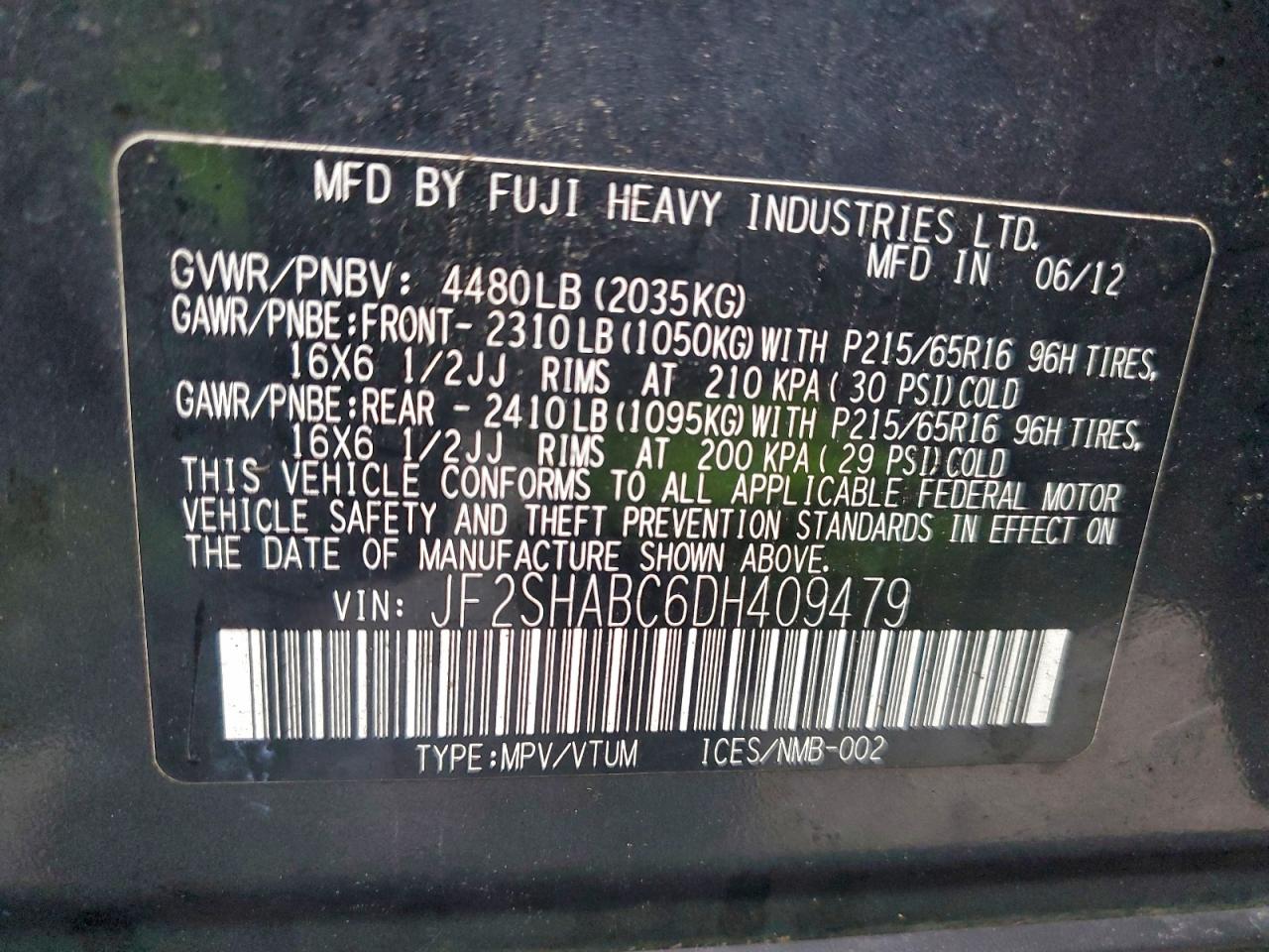 SUBARU FORESTER 2.5X