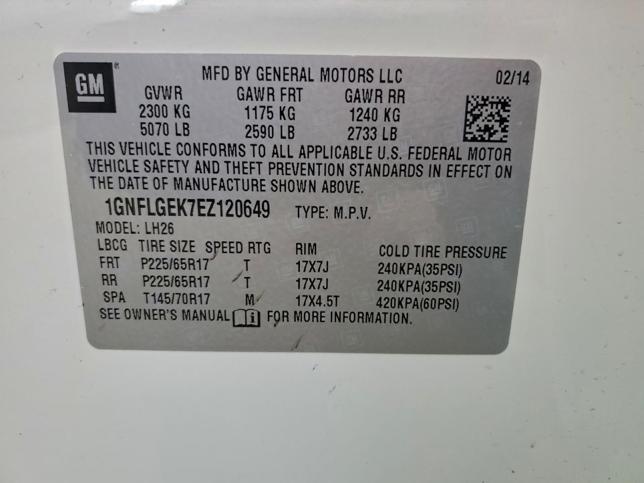 CHEVROLET EQUINOX LT