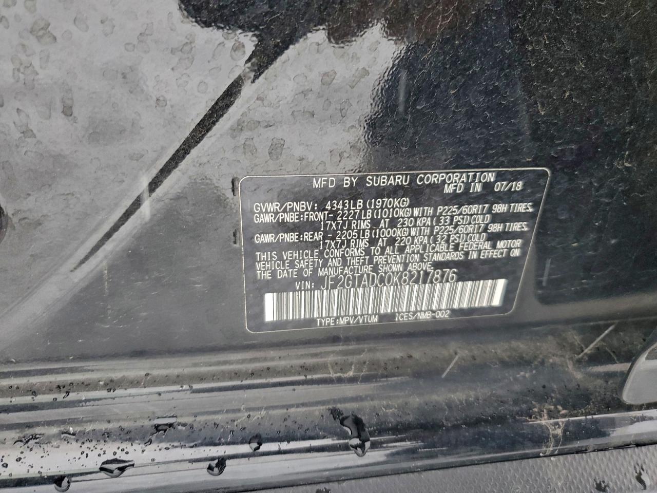 SUBARU CROSSTREK PREMIUM