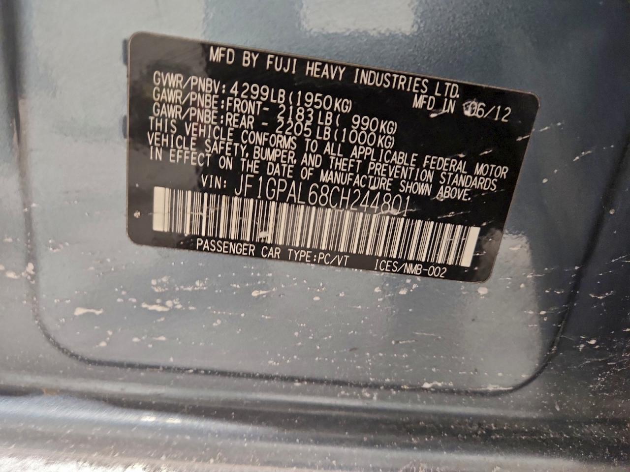 SUBARU IMPREZA SPORT PREMIUM