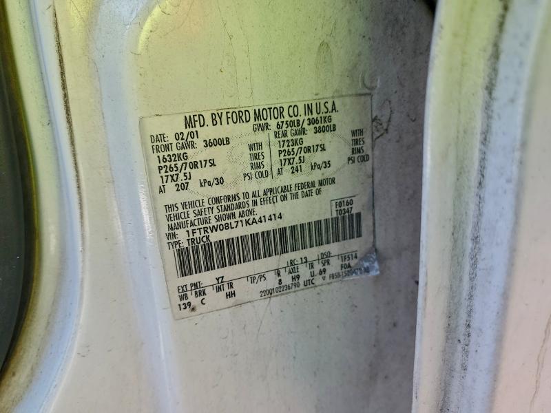 2001 FORD F150 SUPER #3312425625