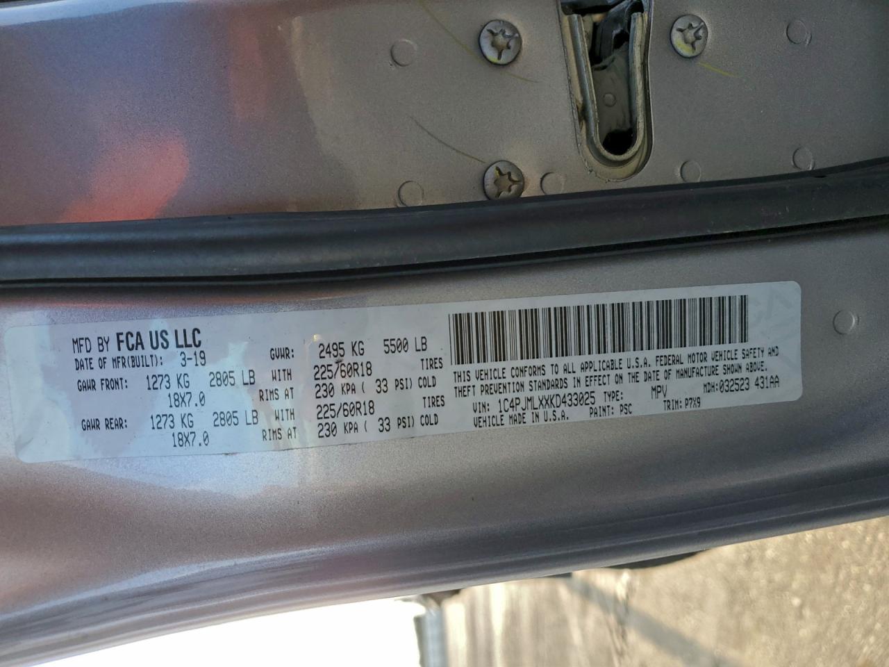 JEEP GRAND CHEROKEE LATITUDE PLUS