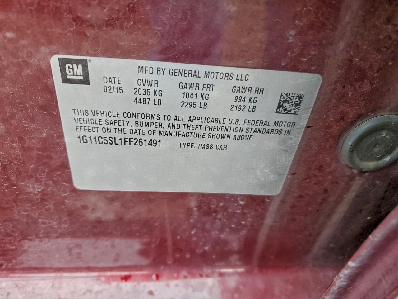 CHEVROLET MALIBU 1LT