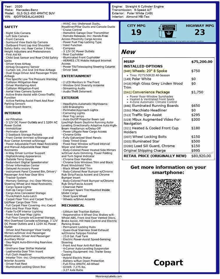 MERCEDES-BENZ GLS-CLASS 450 4MATIC