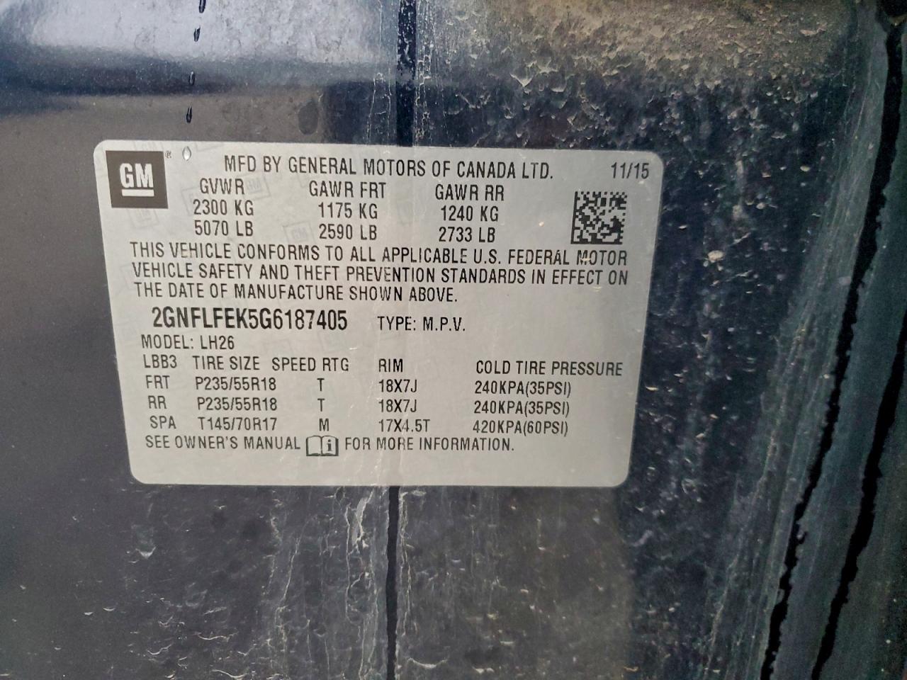 CHEVROLET EQUINOX LT