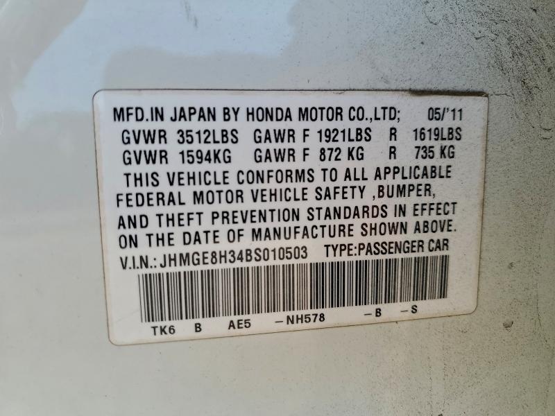 2011 HONDA FIT #3310352961