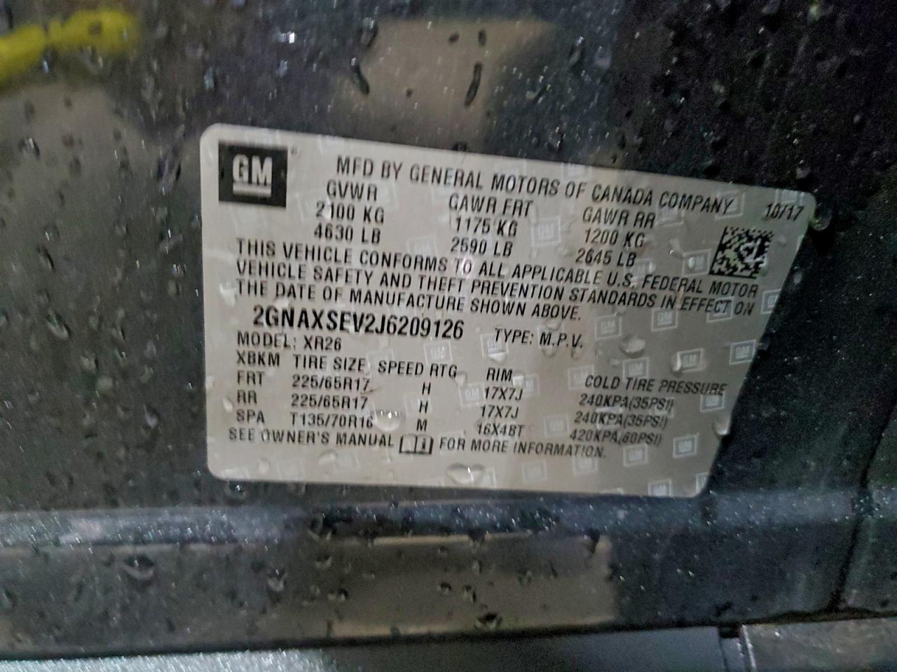 CHEVROLET EQUINOX LT