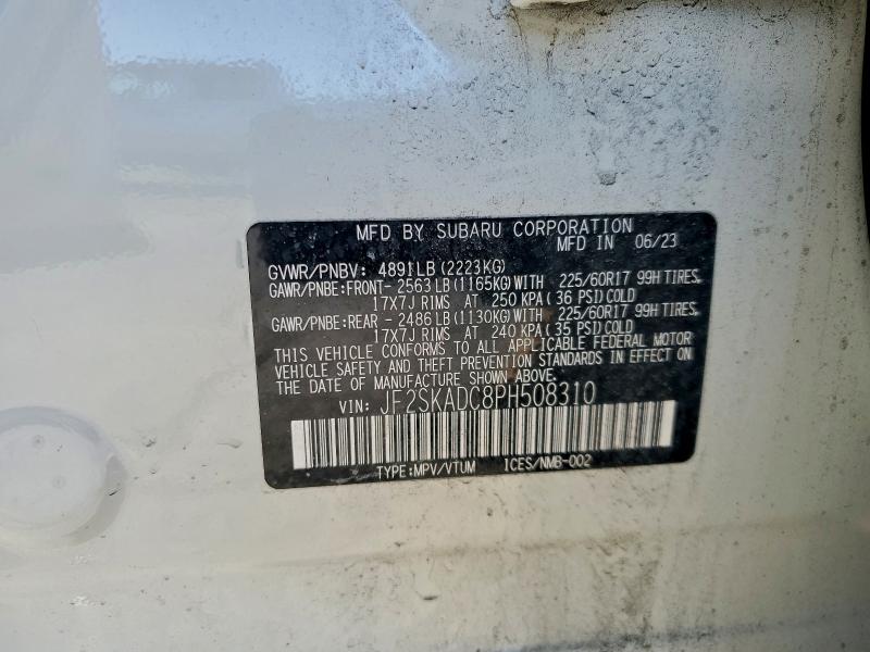 2023 SUBARU FORESTER P #3305302328