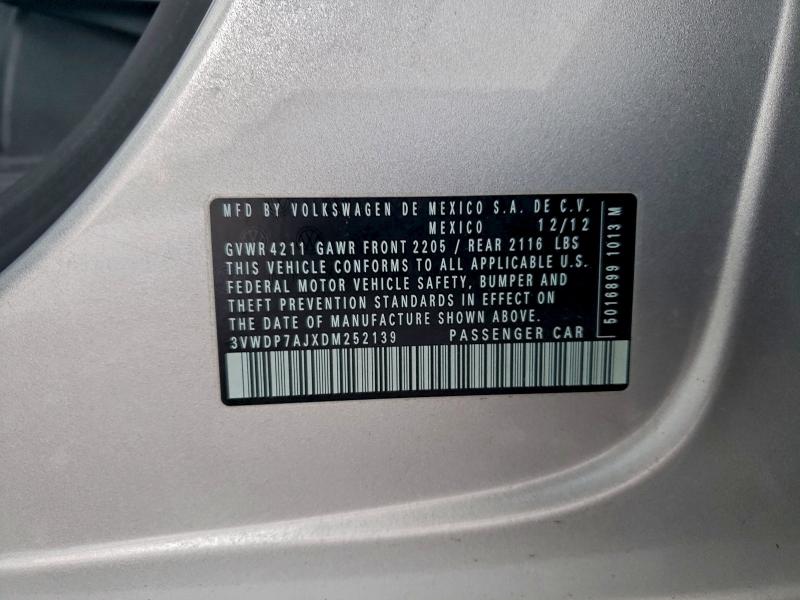 2013 VOLKSWAGEN JETTA SE #3317866951