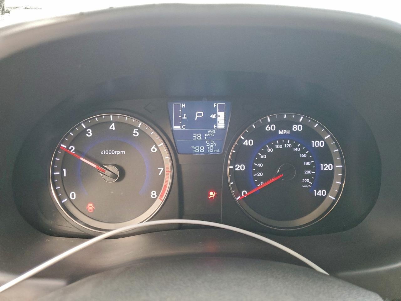 Lot #3316081218 2015 HYUNDAI ACCENT GLS