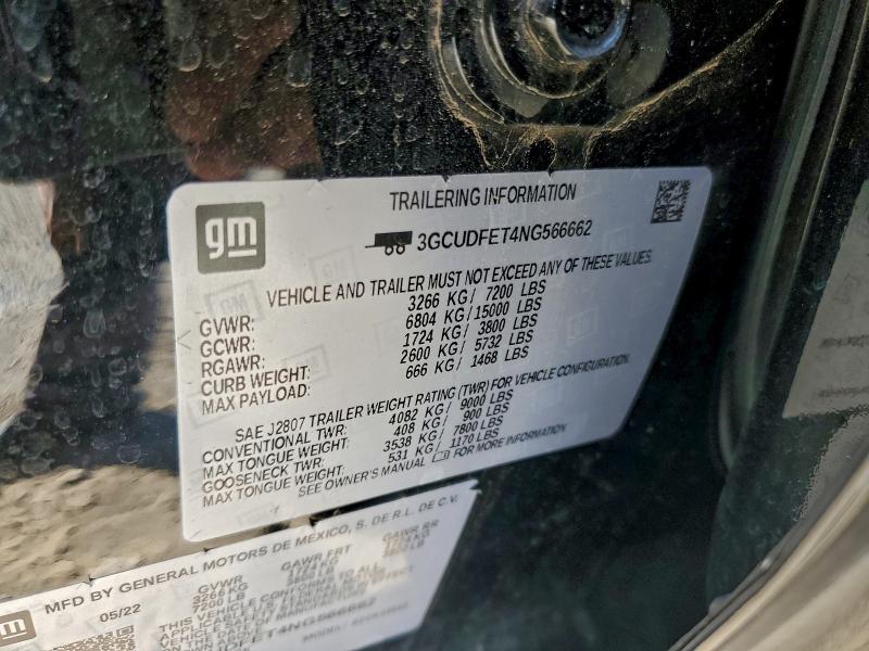 2022 CHEVROLET SILVERADO #3302782901