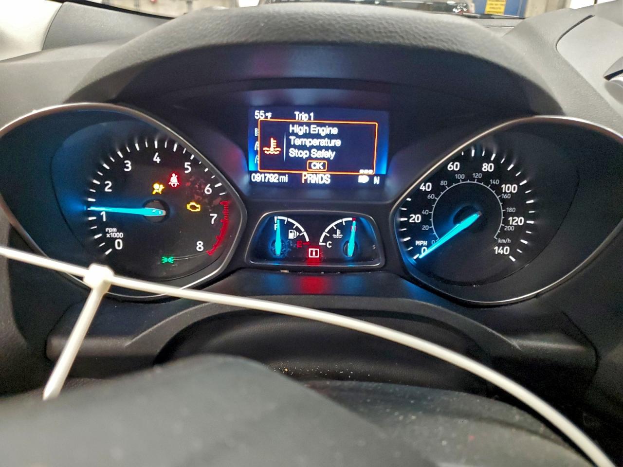 Lot #3315897111 2017 FORD ESCAPE TIT