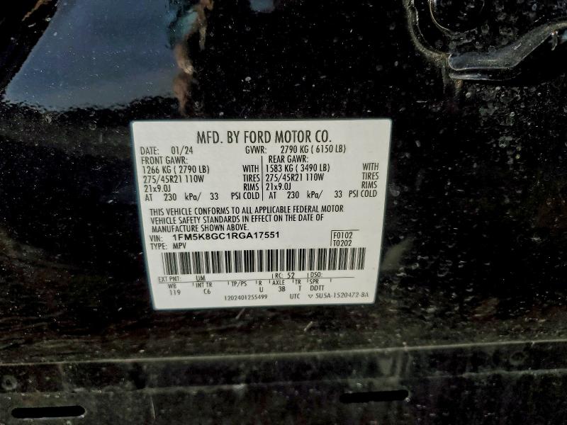 2024 FORD EXPLORER S #3304505466