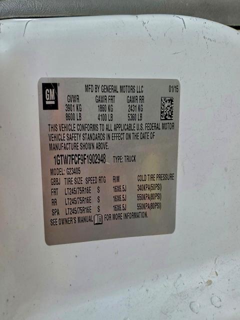 2015 GMC SAVANA #3308237158