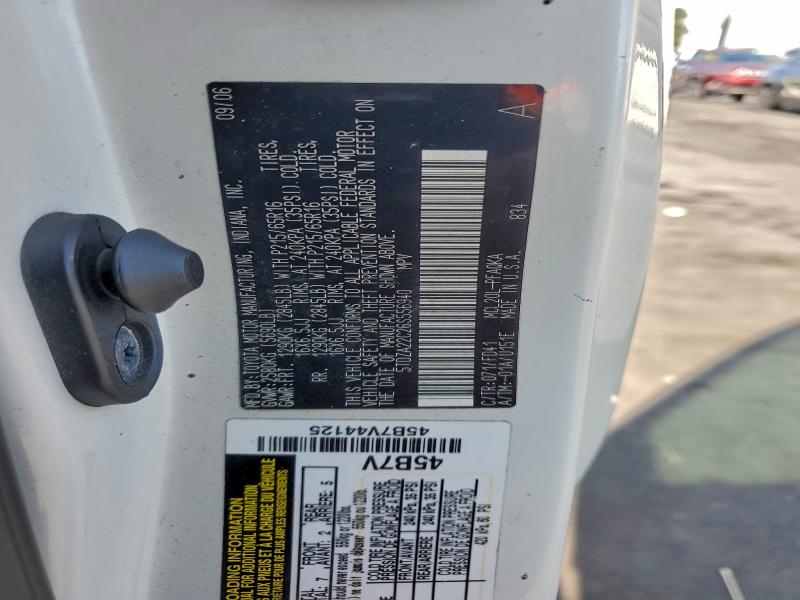 2006 TOYOTA SIENNA XLE #3304760936