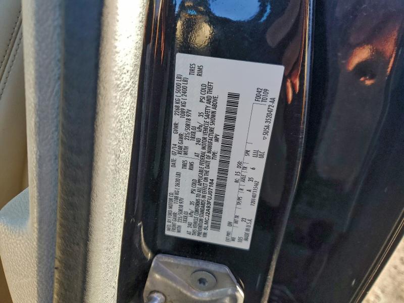 2015 LINCOLN MKC #3312266824