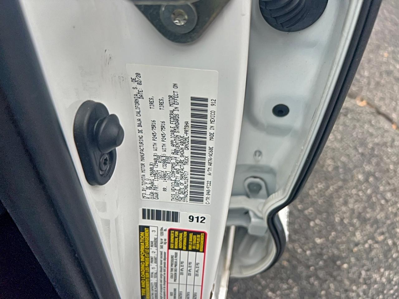 TOYOTA TACOMA DOUBLE CAB