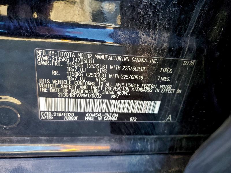 2021 TOYOTA RAV4 TRD O #3305289336