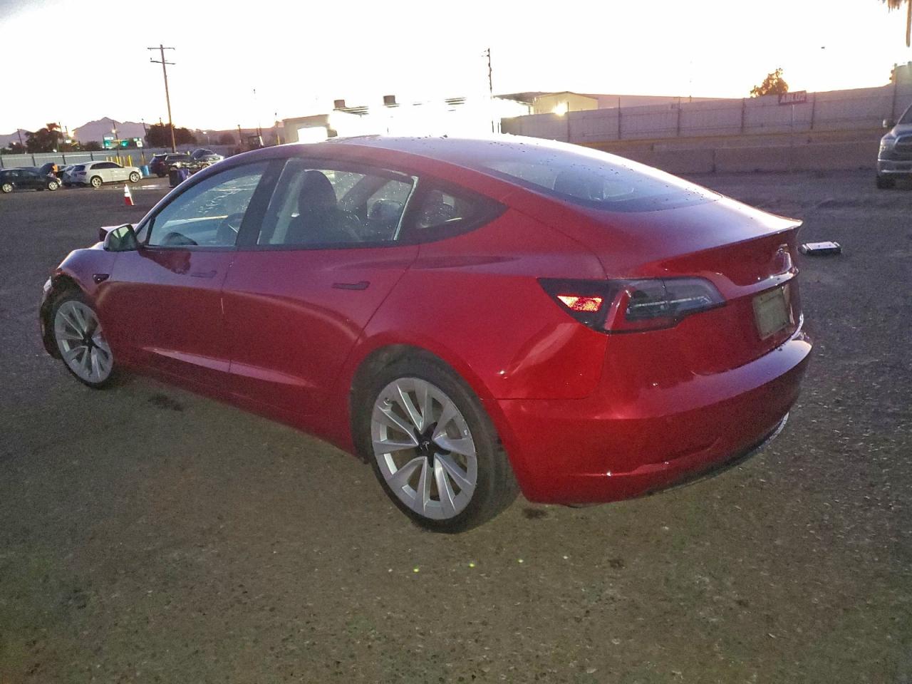 Lot #3318889944 2022 TESLA MODEL 3