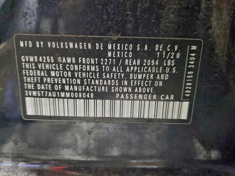 2021 VOLKSWAGEN GTI S #3318872018