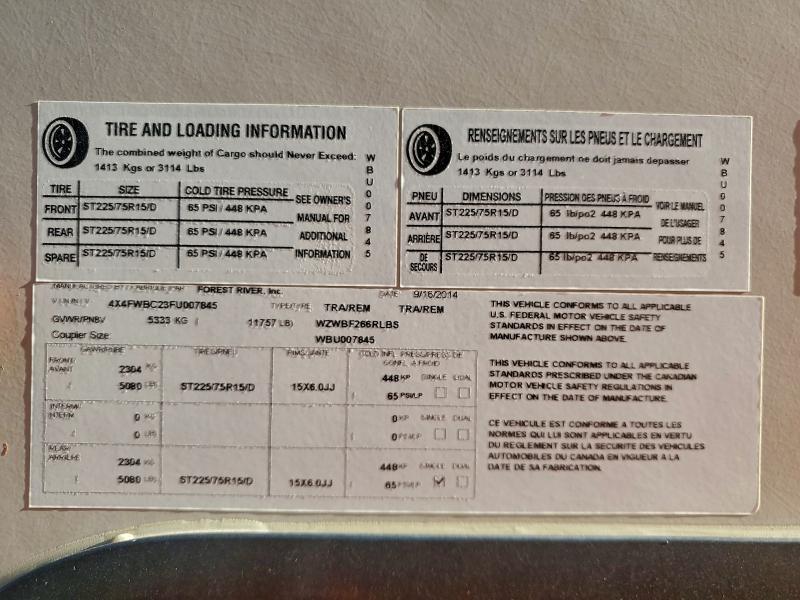 2015 WILDWOOD HERITAGE G #3305444157