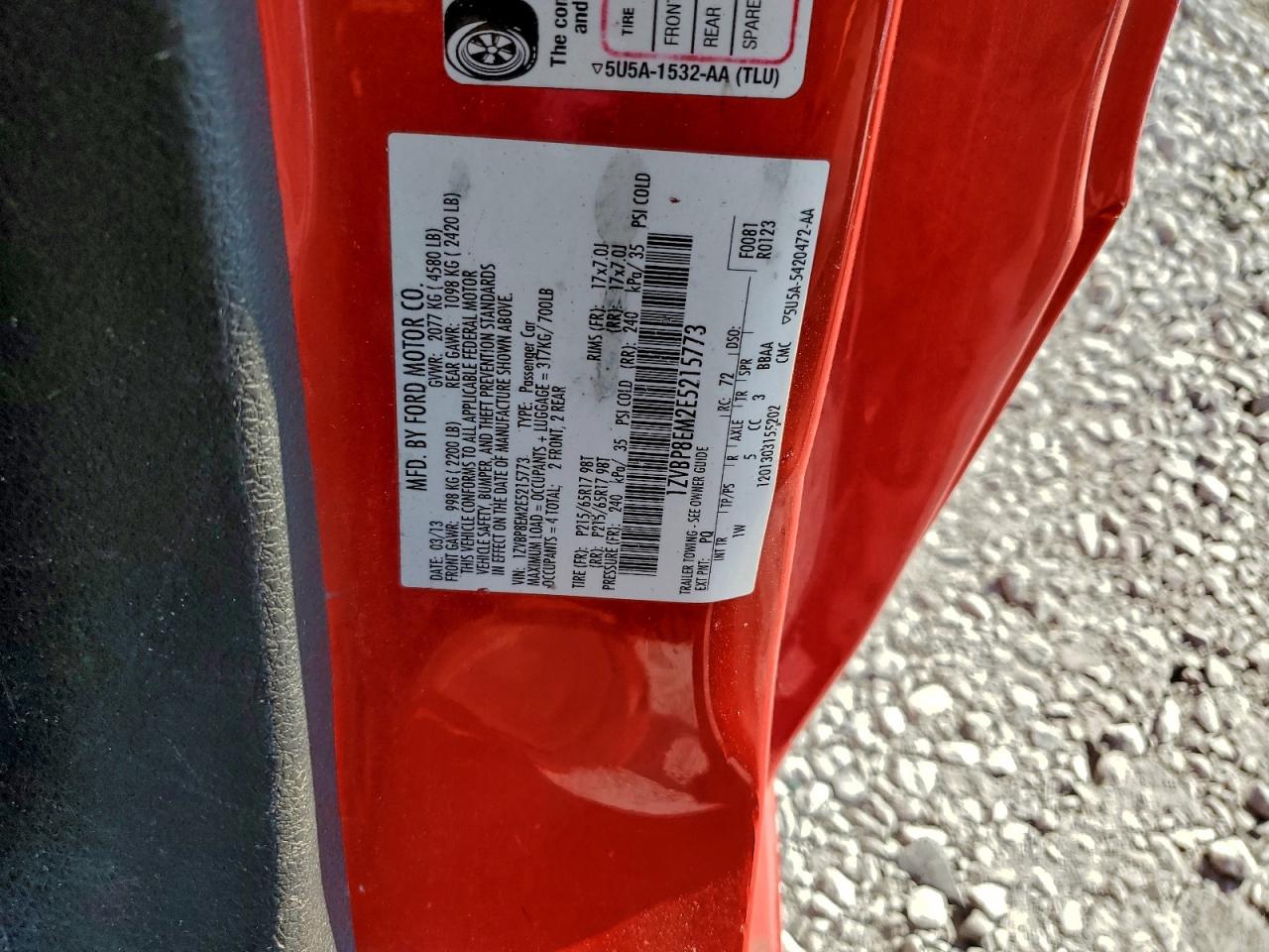 Lot #3305308338 2014 FORD MUSTANG