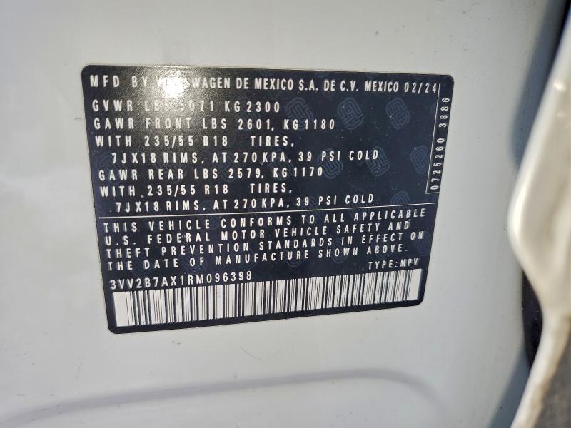 2024 VOLKSWAGEN TIGUAN SE #3317770128