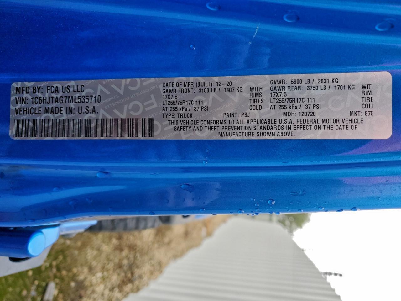 Lot #3302757360 2021 JEEP GLADIATOR