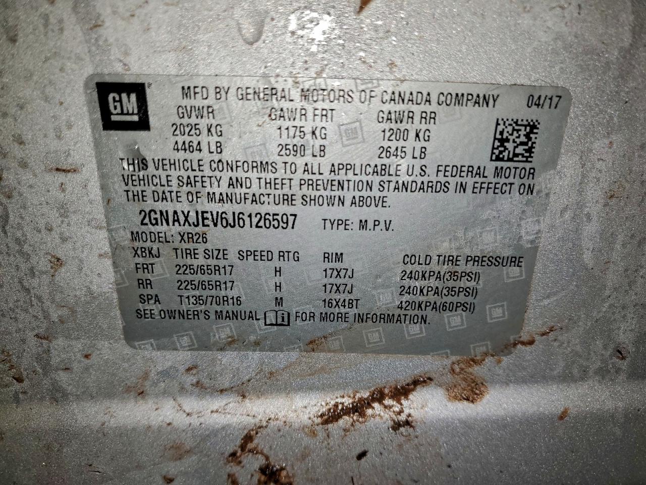 CHEVROLET EQUINOX LT